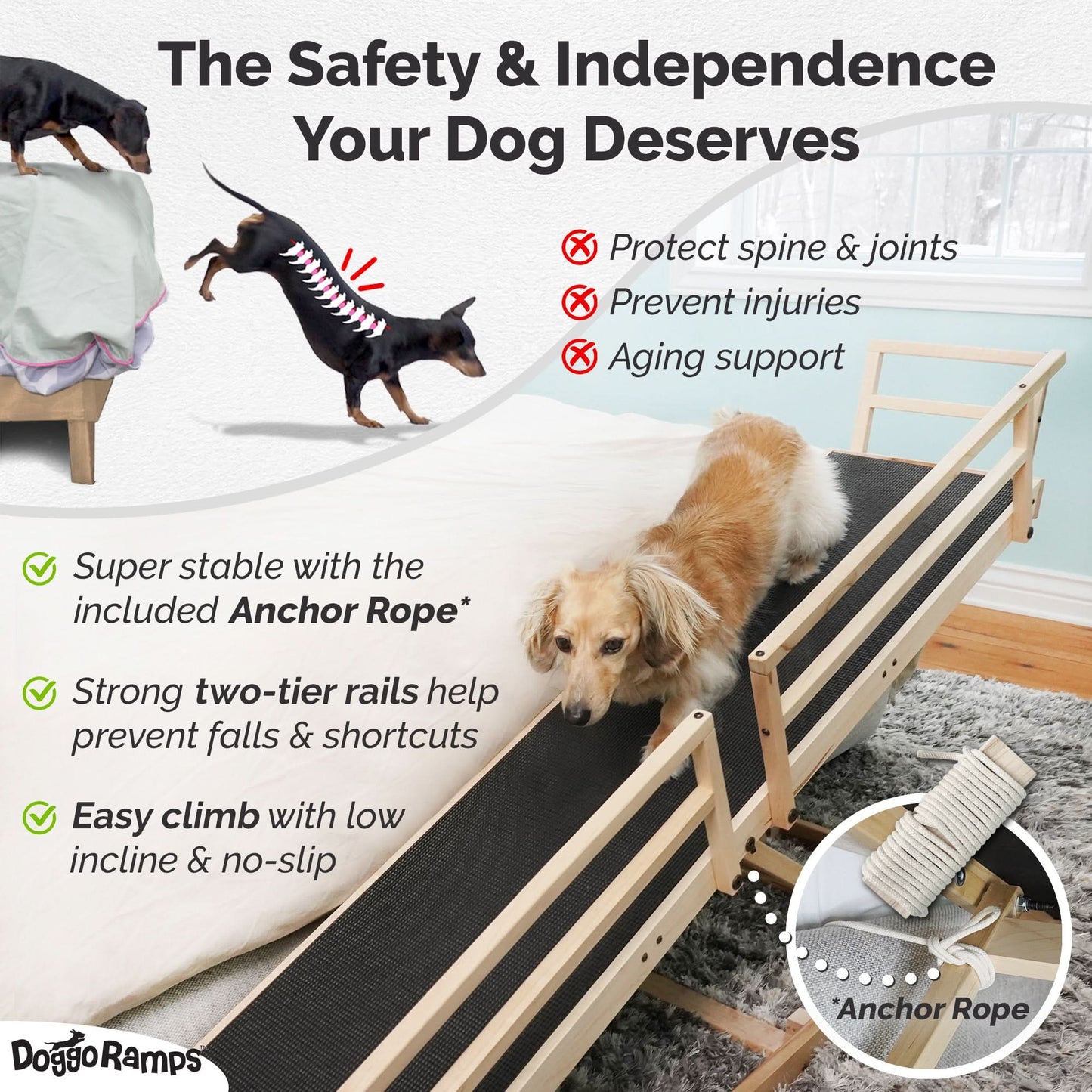 Small Dog Ramp for Bed