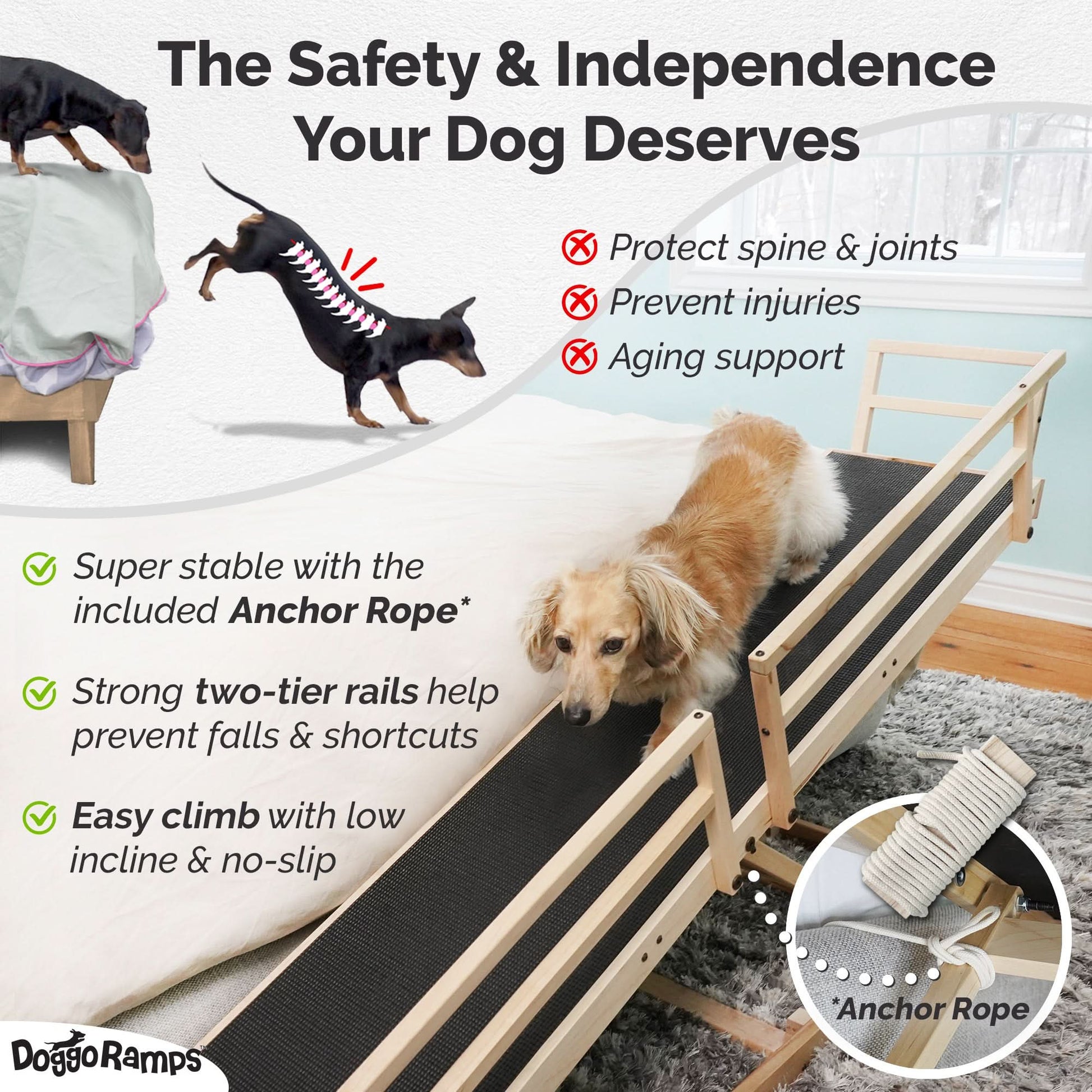 Small Dog Ramp for Bed
