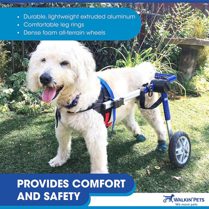 Dog Wheelchair - for Medium Dogs 26-49 Lbs - Veterinarian Approved - Dog Wheelchair for Back Legs