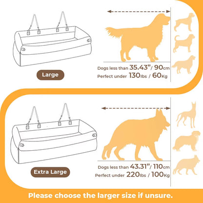Luxury Dog Beds Faux Leather Dog Car Seat Booster Double Seats Pet Car Seat Bed with Safety Buckle Customized LOGO Pet Beds