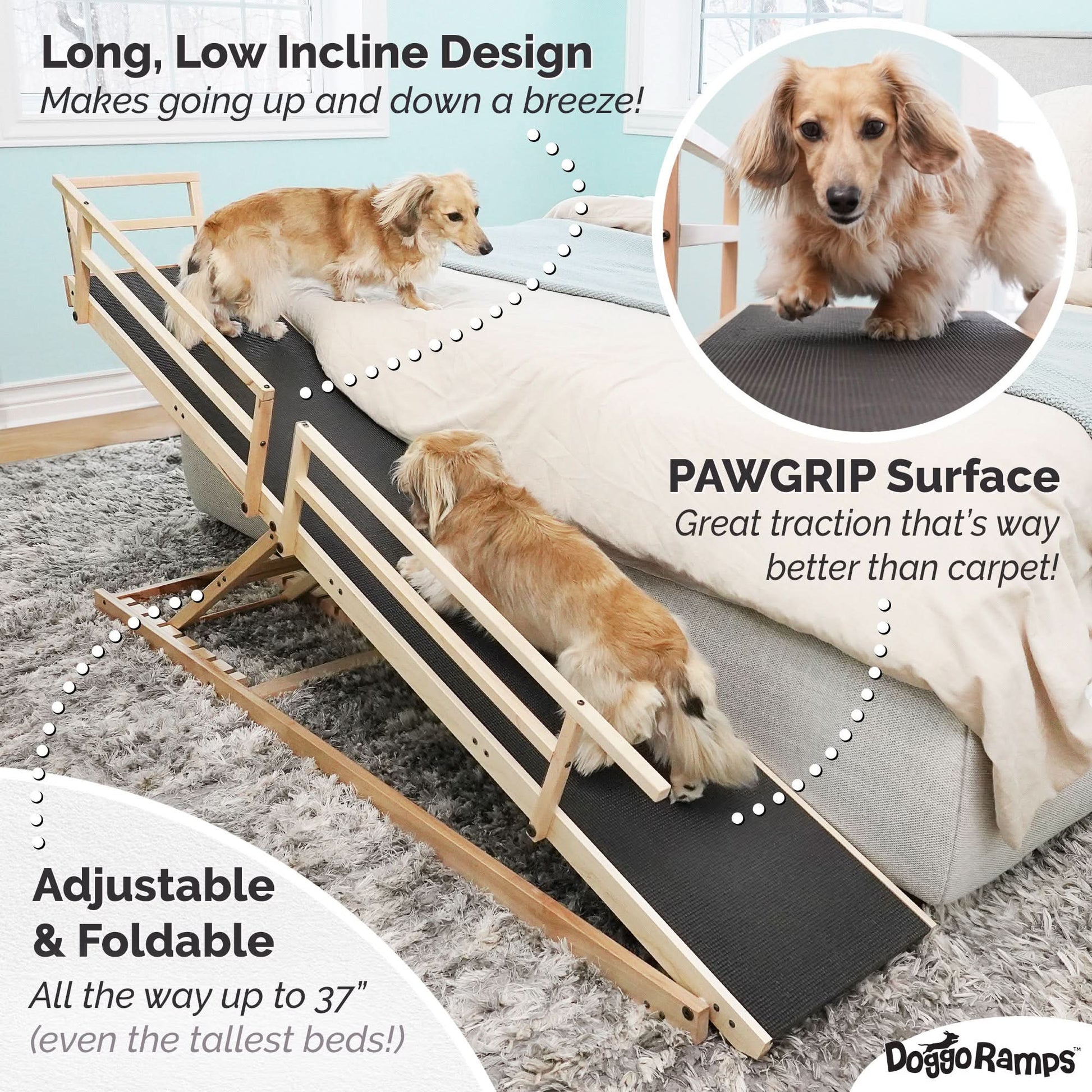 Small Dog Ramp for Bed